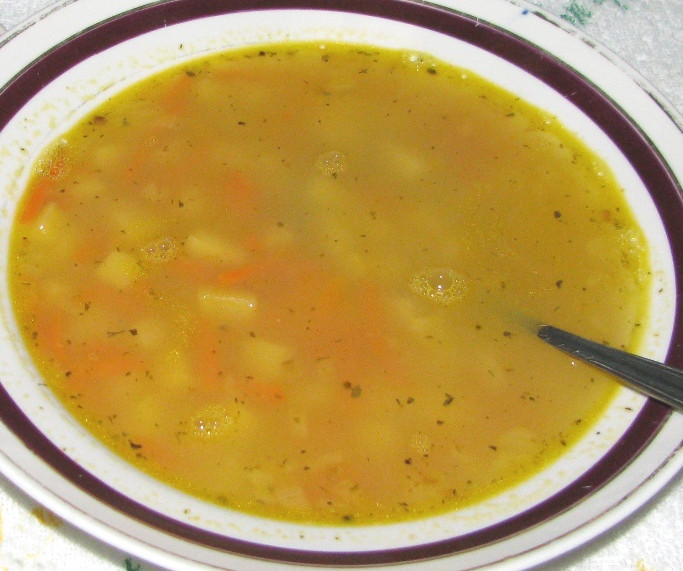 Гороховый суп с луковником